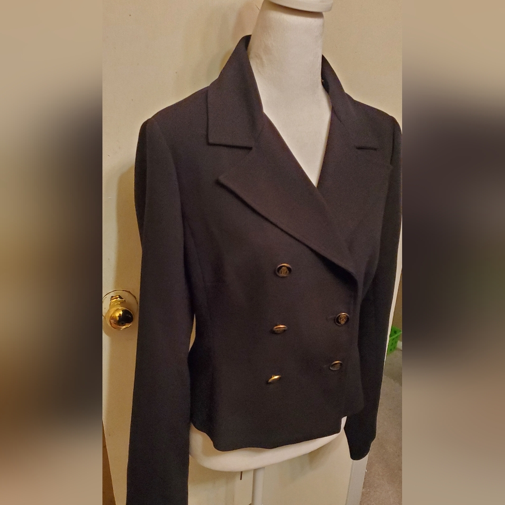 CAbi style 690 Hostess Coat, sz 6 Black